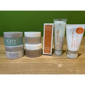 Kate Somerville Exfolikate Moisturizer Cleanser Sample/Travel Size Lot of 7